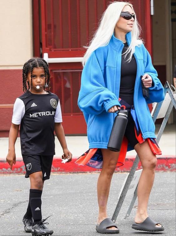 Paparazzi Photographed Kim Kardashian Attending Saints Soccer Game In ...